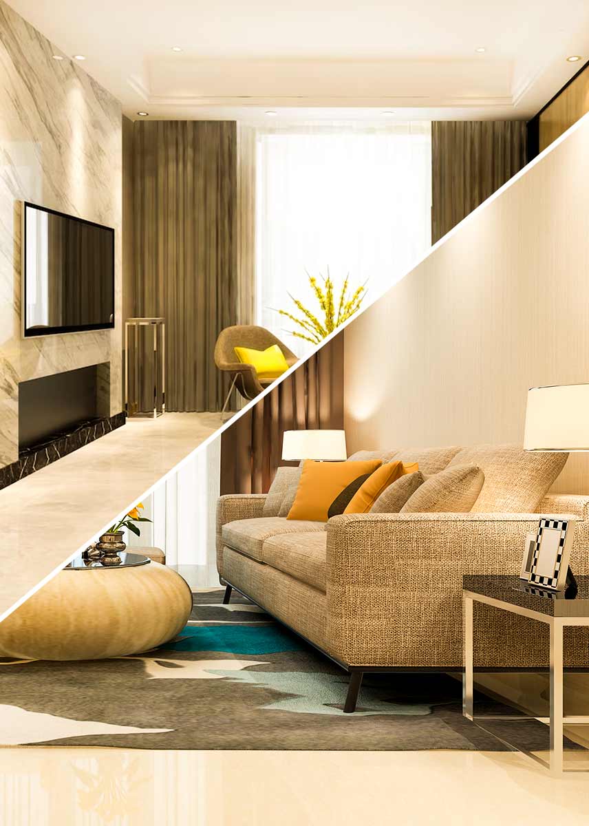best living room interior design kolkata