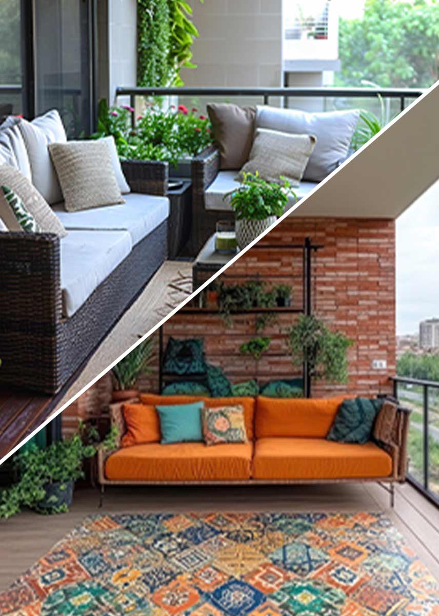 balcony interior designer in Kolkata
