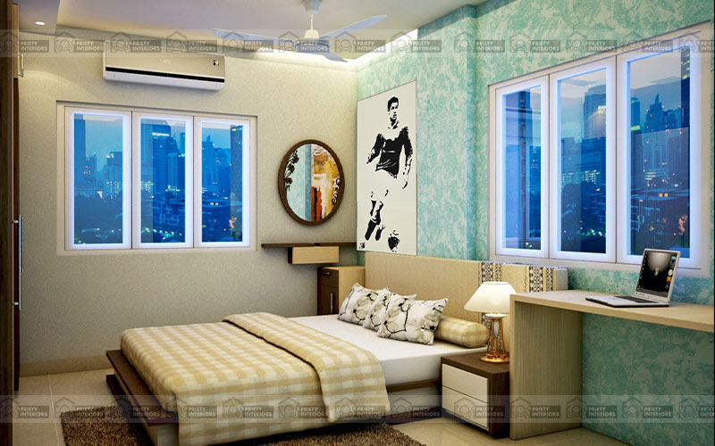 modern style bedroom