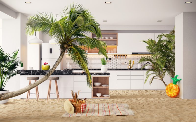 Island Kitchen Interior Design