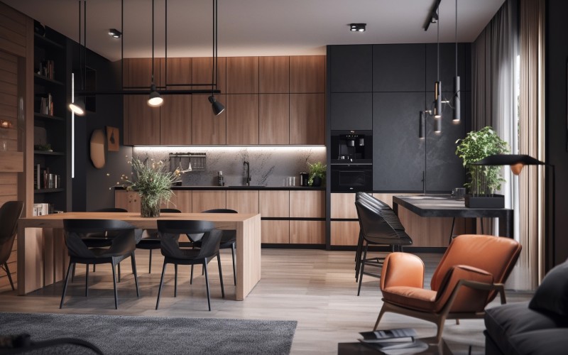 L Shape Kitchen Interior Design