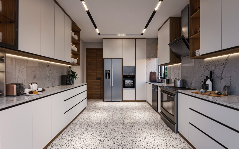 Parallel Kitchen Interior Design