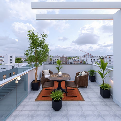 terrace interior designer in kolkata