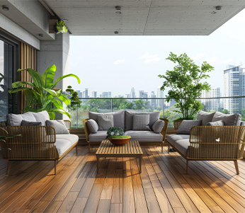 balcony interior design