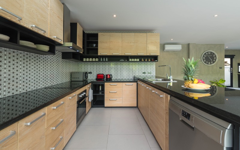 U Shape Kitchen Interior Design